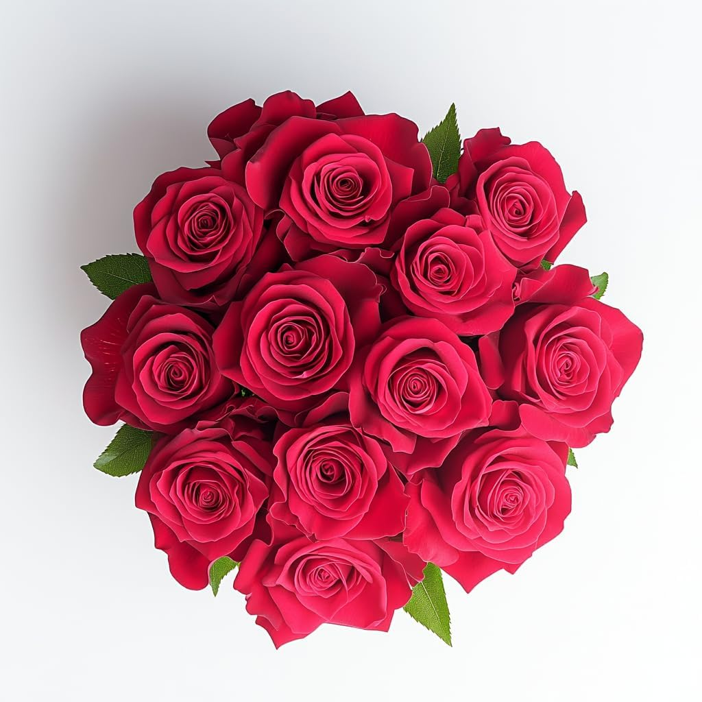 Fresh Cut Hot Pink Roses Bouquet for Birthdays and More