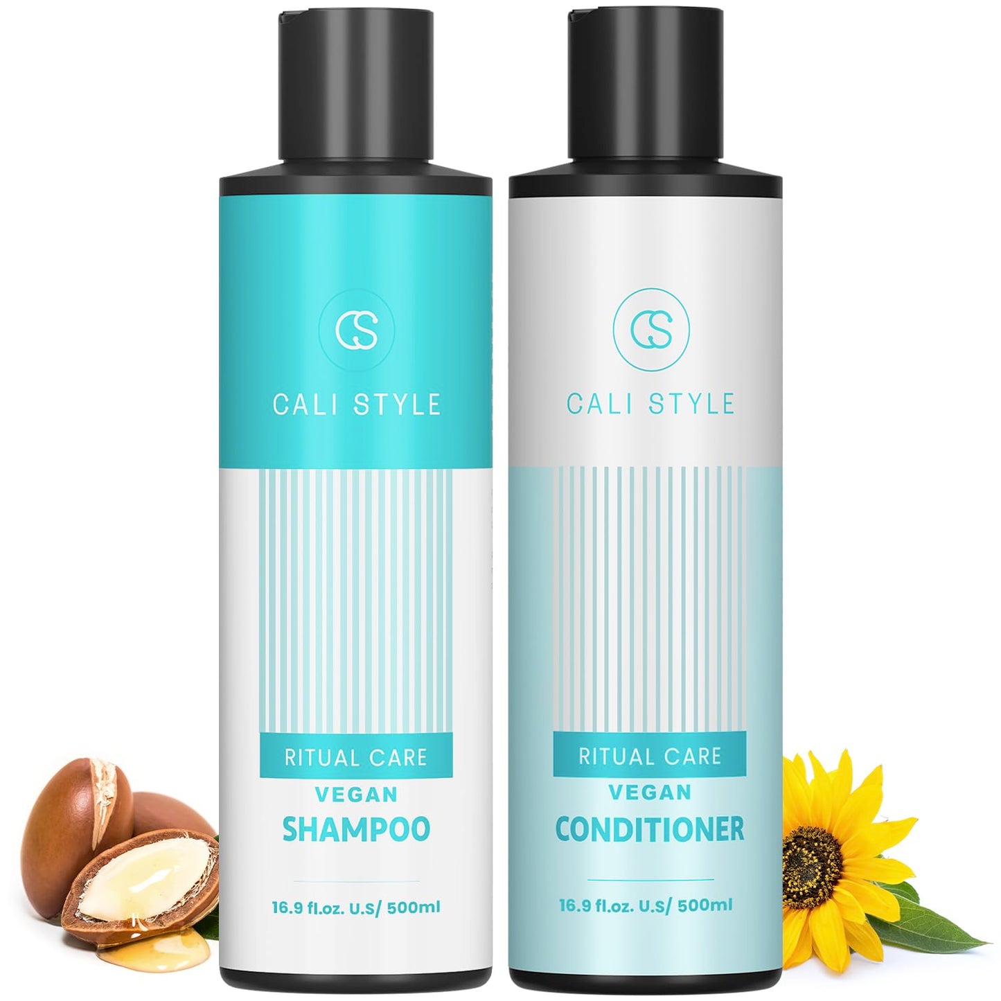 Hydrating Vegan Shampoo & Conditioner Set (16.9 Oz)