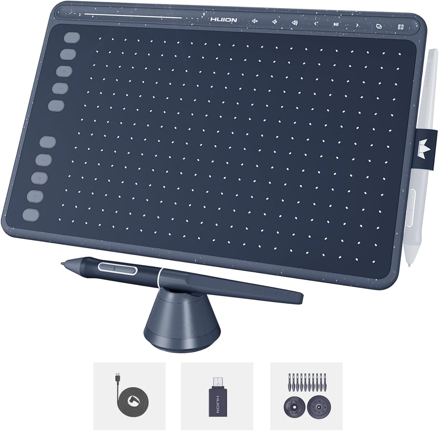 HUION HS611 Graphics Drawing Tablet with Battery-Free Stylus