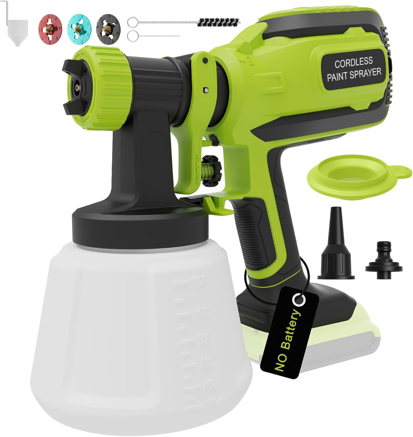 Cordless Paint Sprayer for Dewalt 20V Battery - Portable Gun