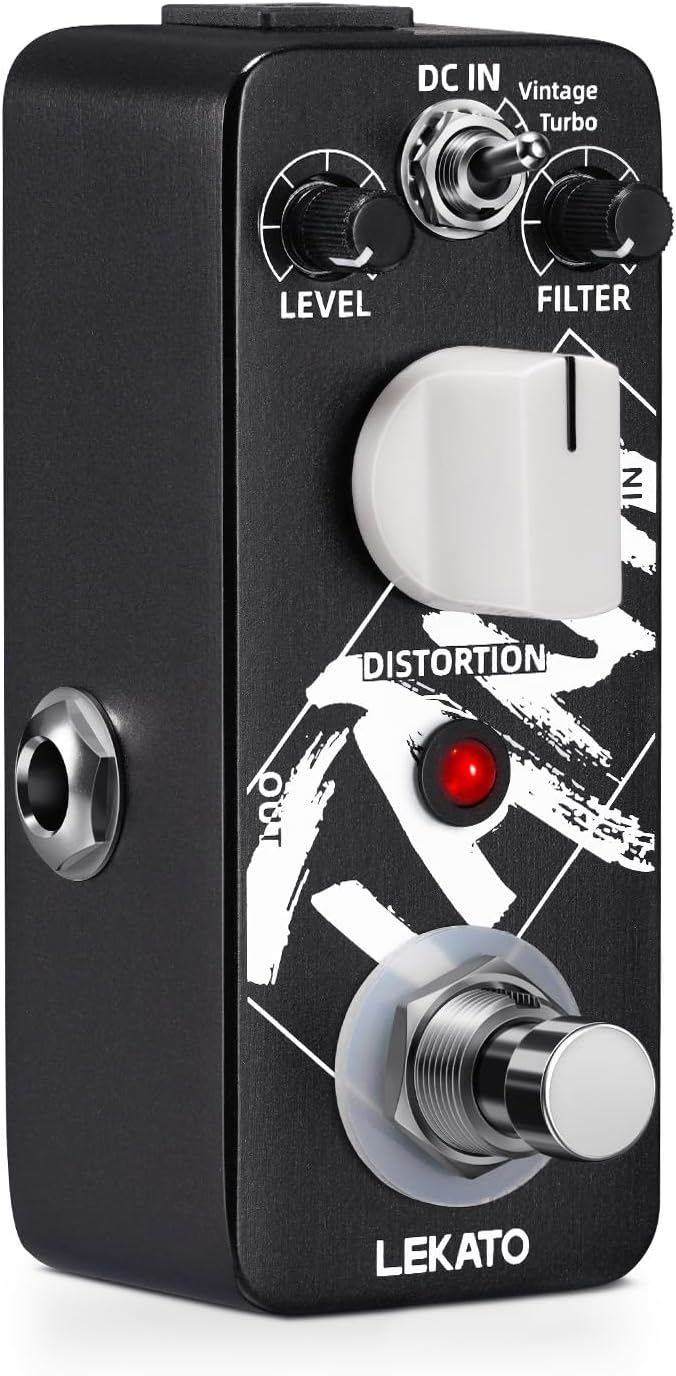 LEKATO High Gain Distortion Pedal for Electric Guitars