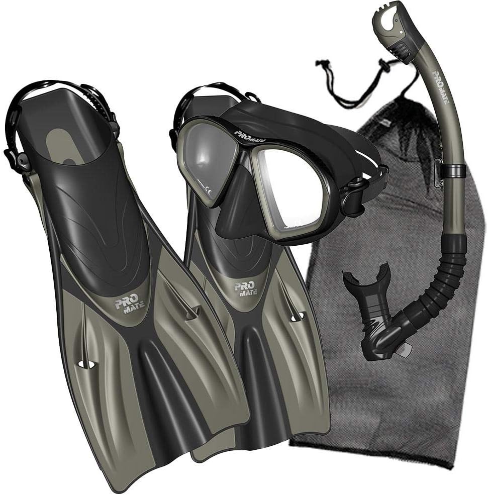 Ultimate Snorkel Set for Adults & Youth by Promate