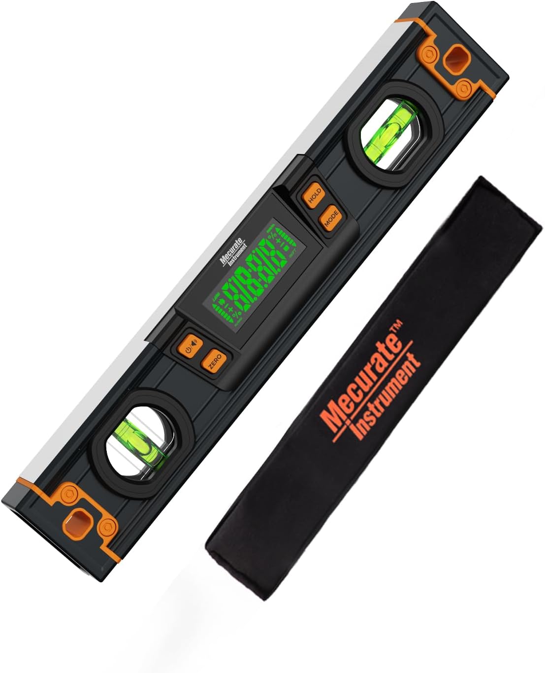 Mecurate 10-Inch Digital Level Tool with Bright LCD Display
