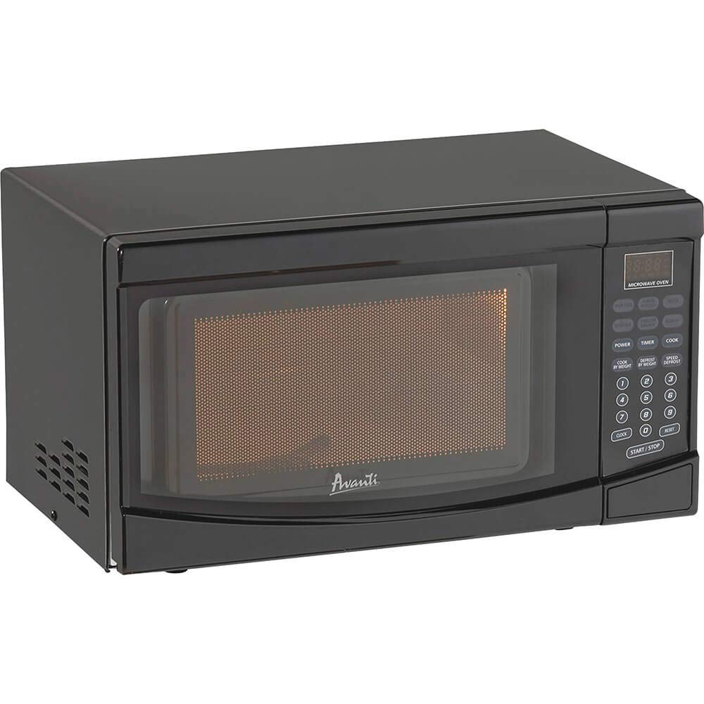 Avanti Black Microwave Oven - Effortless Cooking