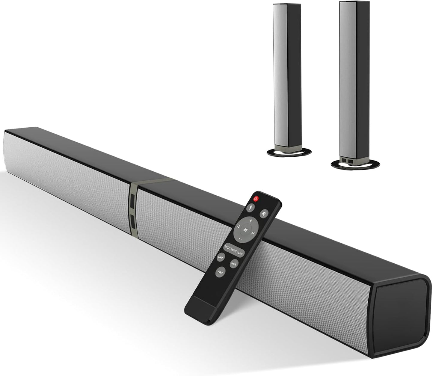 Enhance TV Audio with MZEIBO Bluetooth Soundbar