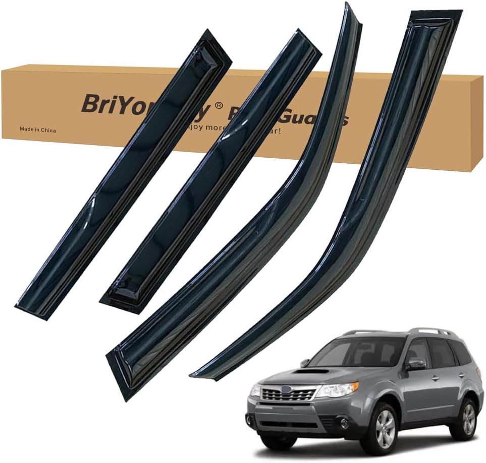Vent Shades Rain Guards for Subaru Forester 2009 2013 Accessories