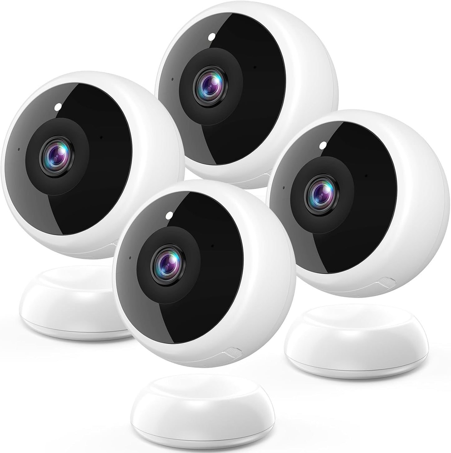Thybro Magnetic Security Camera - 2K HD Video, AI Motion Detection