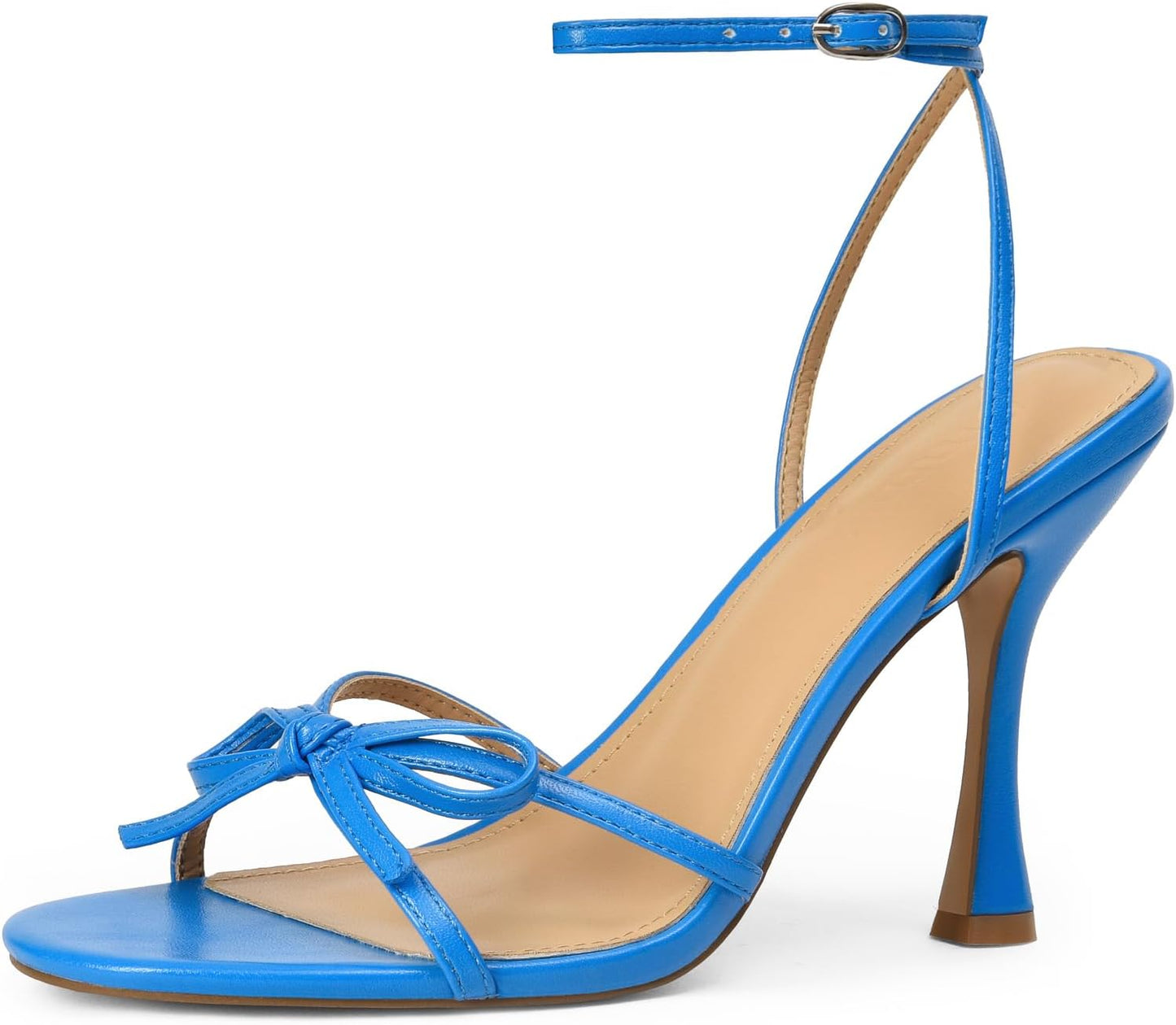 Elegant iiimmu Women's Bow Heels 4 IN Stiletto Sandals