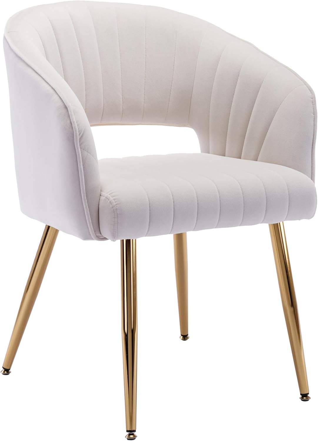 Elegant Velvet Desk Chair with Gold Legs for Modern Spaces