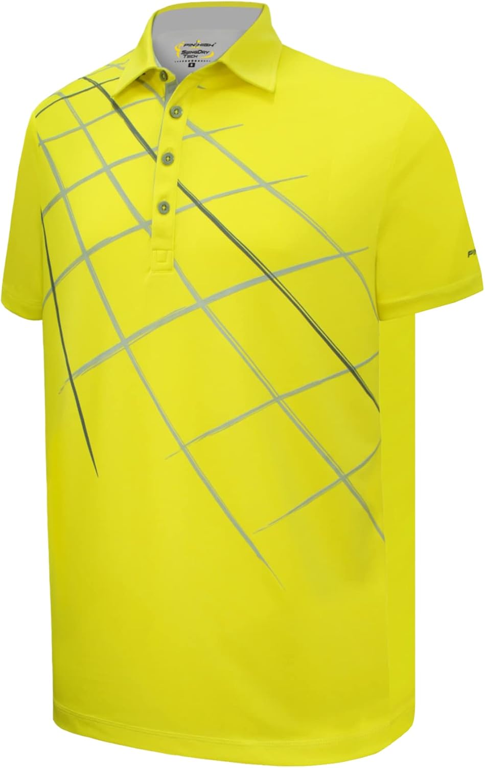 Pin High Men's Dry Fit Polo - Stay Cool & Moisture-Free