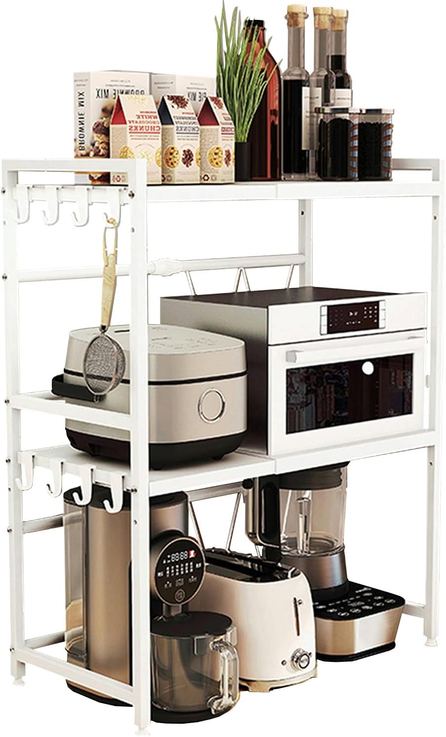 3 Tier Microwave Stand: Space-Saving Organizer