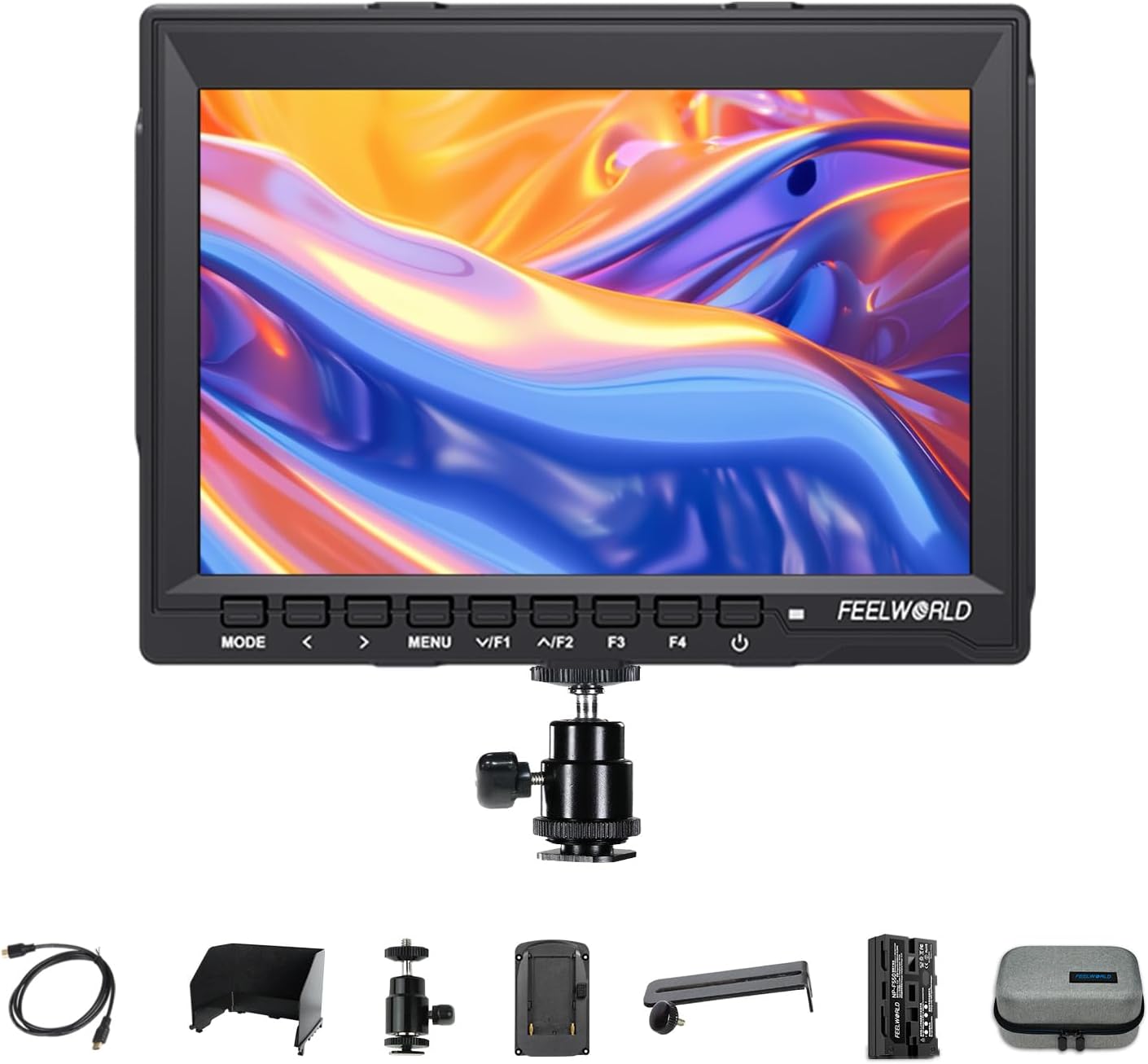 FEELWORLD FW759 7 HD Video Camera Monitor with Battery & Bag