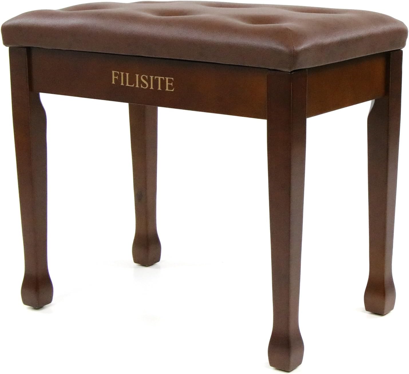 Piano Bench with Waterproof Cushion for Living Room and Bedroom