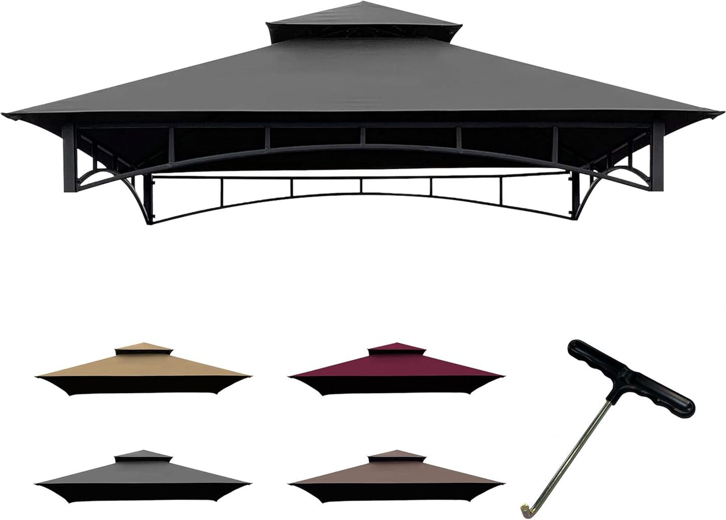 Replacement Gill Gazebo BBQ Canopy Top for Model L-GG001PST-F