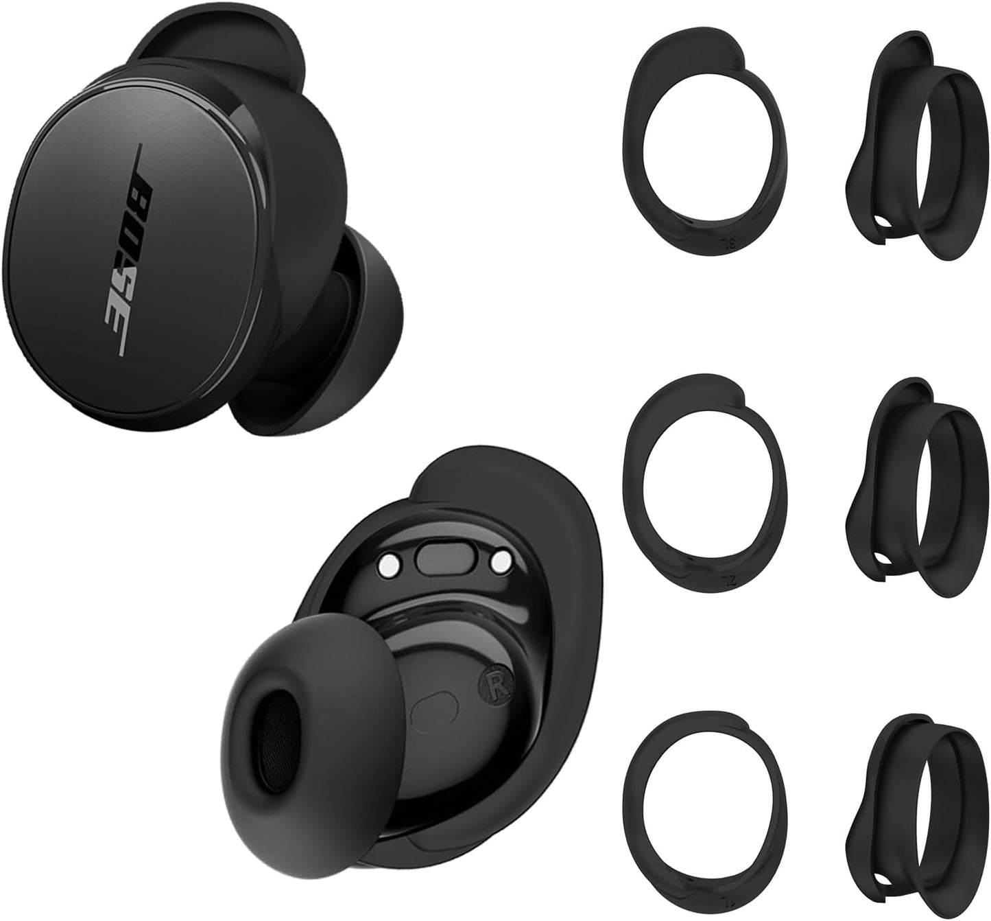 Anti-Slip Bose Ear Tips - 3 Pairs S/M/L