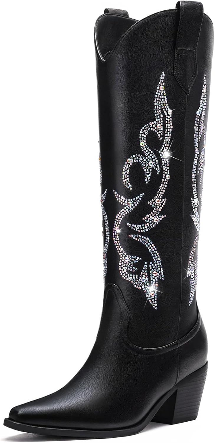 White Cowboy Boots for Women - Rhinestone Cowgirl Style