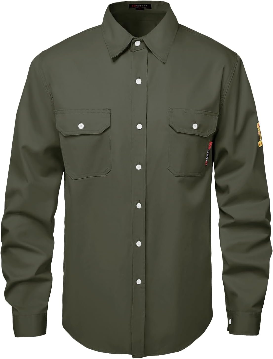 7oz FR Shirts for Men - Flame Resistant Longsleeve Safety Wear