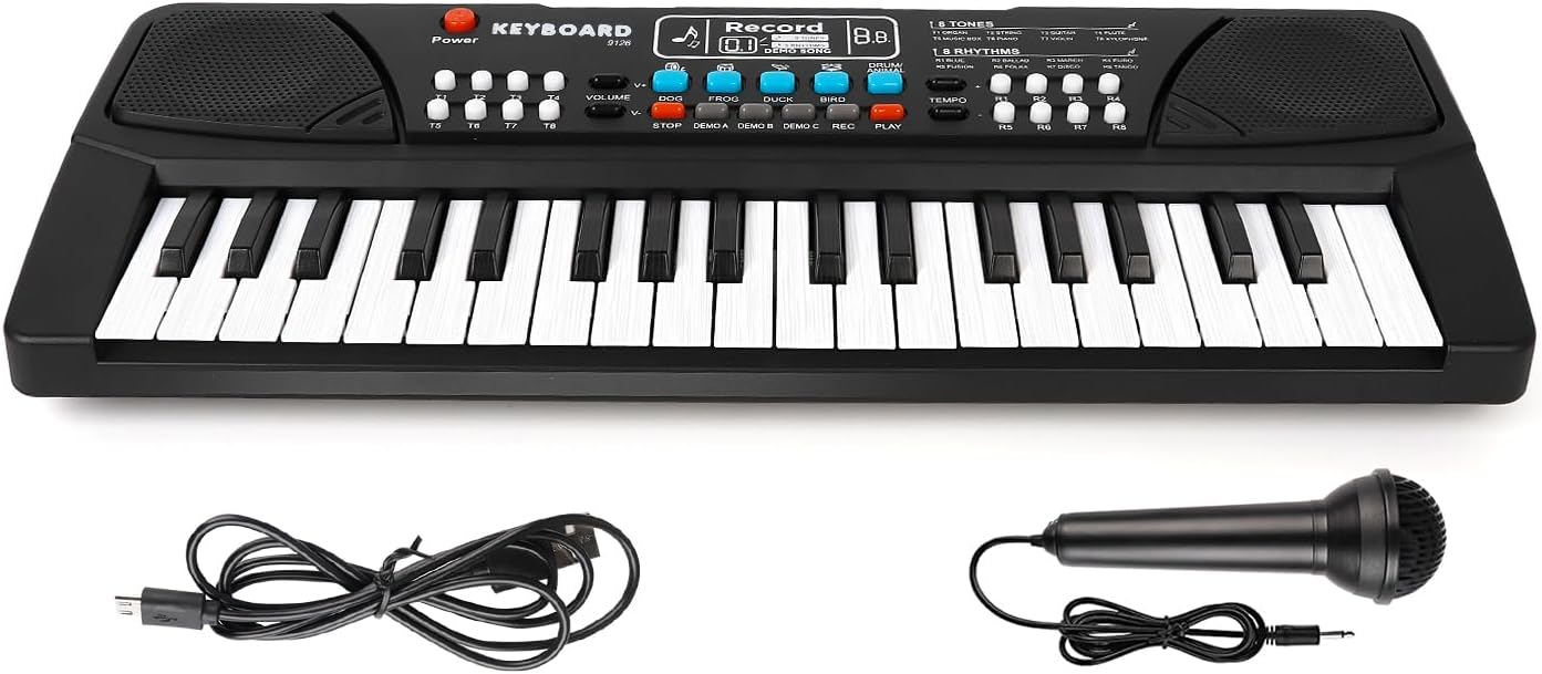 TWFRIC 37-Key Kids Piano Keyboard - Perfect Gift for Young Musicians!