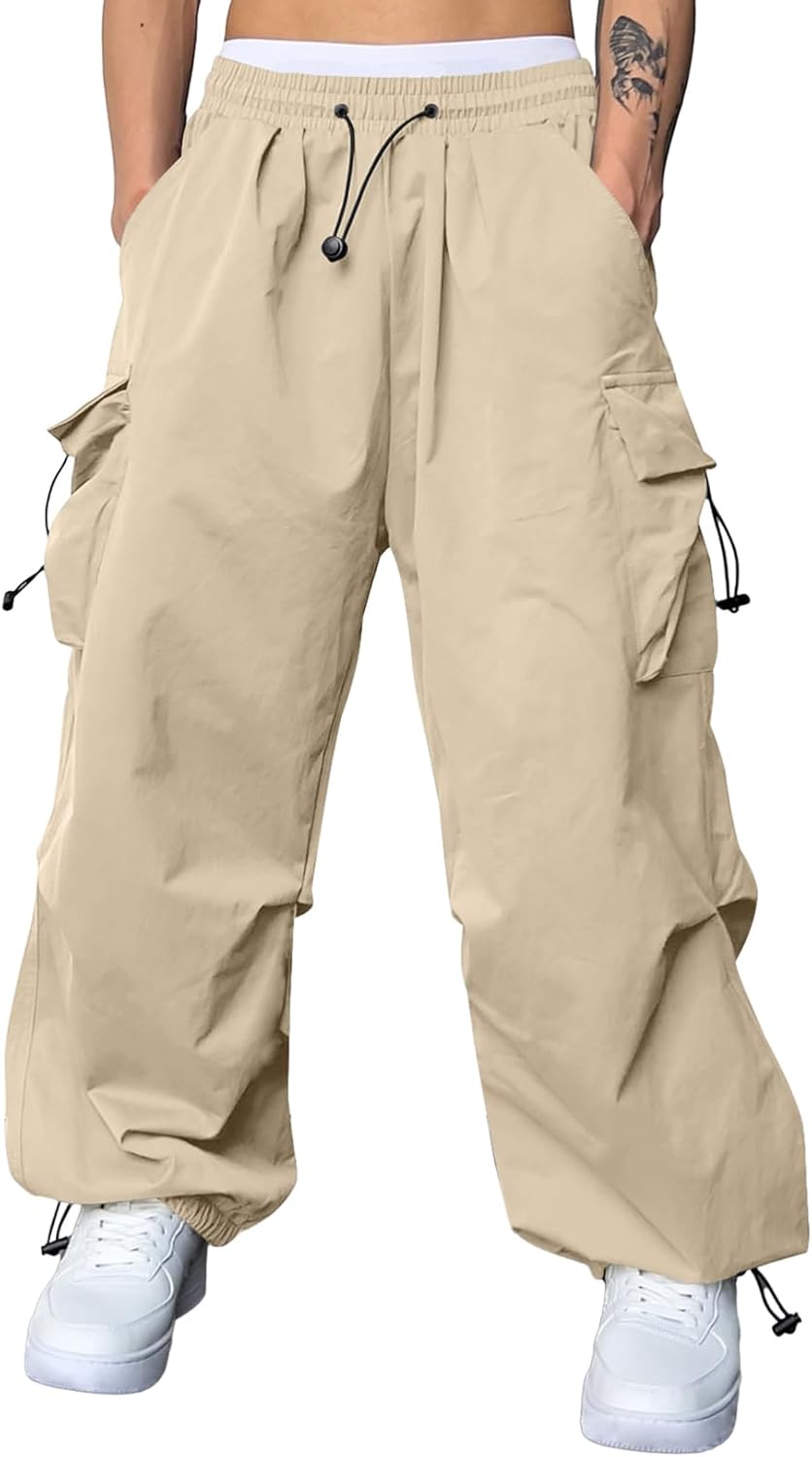 Men's Baggy Cargo Pants for Trendy Casual Streetwear Style