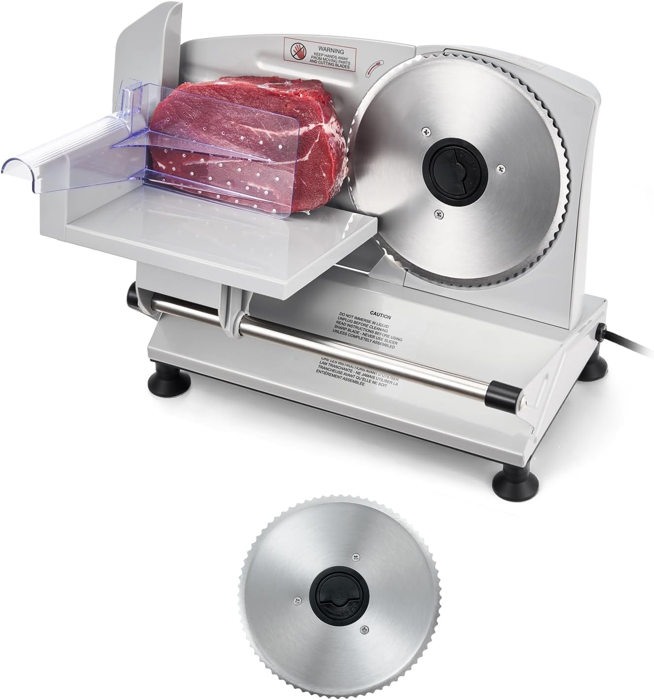 VEVOR Meat Slicer with Adjustable Thickness for Perfect Cuts