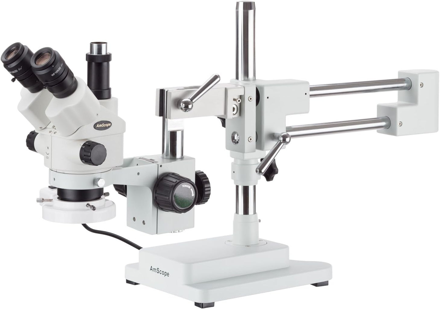 AmScope 3.5X-180X Simul-Focal Stereo Boom Stand Microscope Review