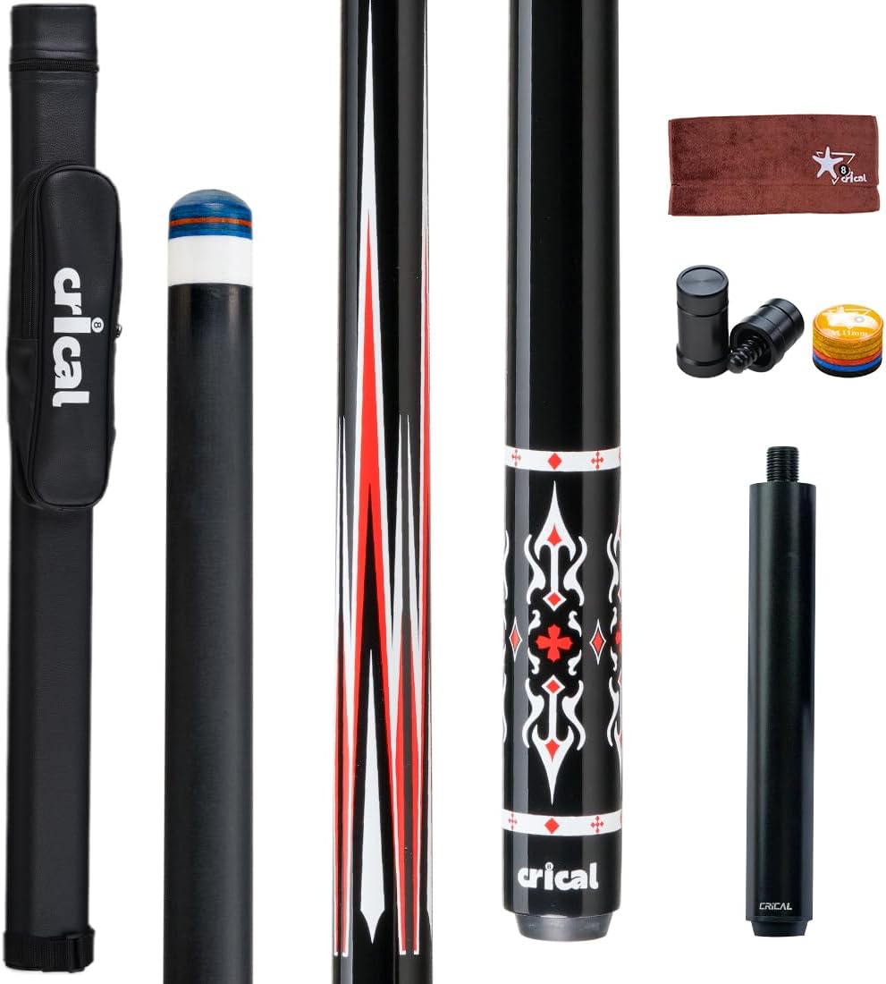 Professional Carbon Fiber Pool Cue Stick 58in for Billiards