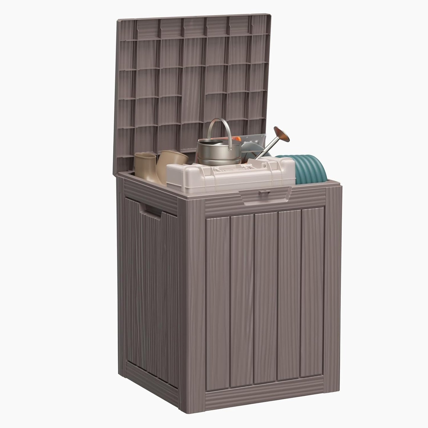 ROJIK Outdoor Storage Box - Waterproof Deck Box for Garden Tools