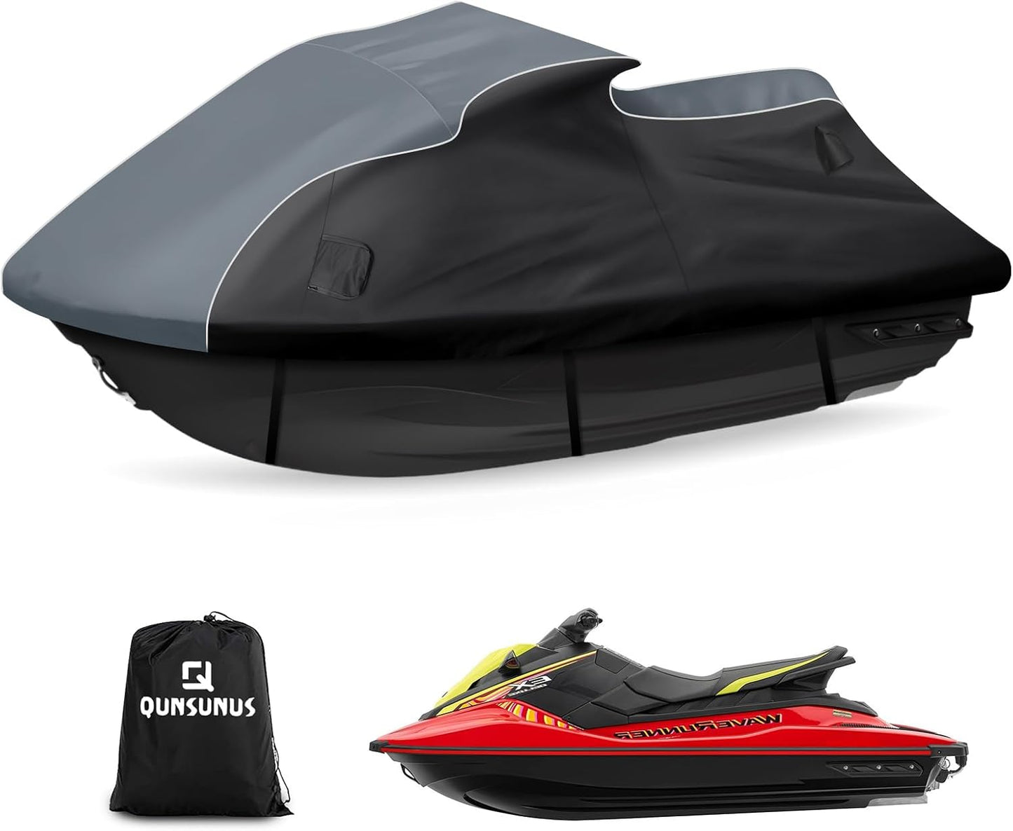 QUNSUNUS Jet Ski Cover for Yamaha EX Deluxe and Sport Models