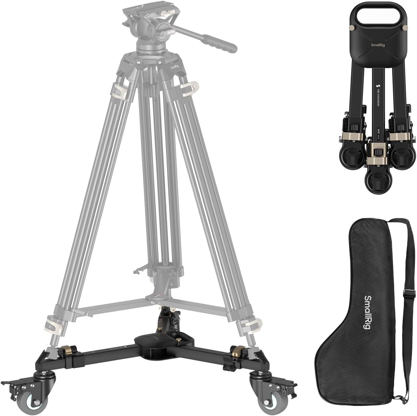 SmallRig Quick-Lock Photography Heavy Duty Tripod Dolly Review