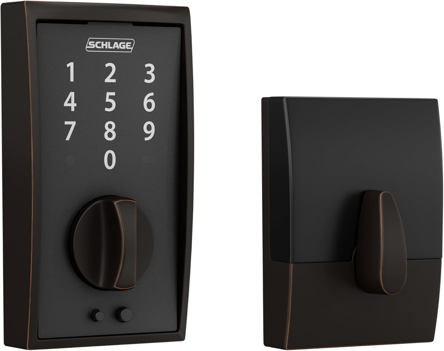 Schlage BE375 CEN 716 Touch Century Deadbolt for Keyless Entry