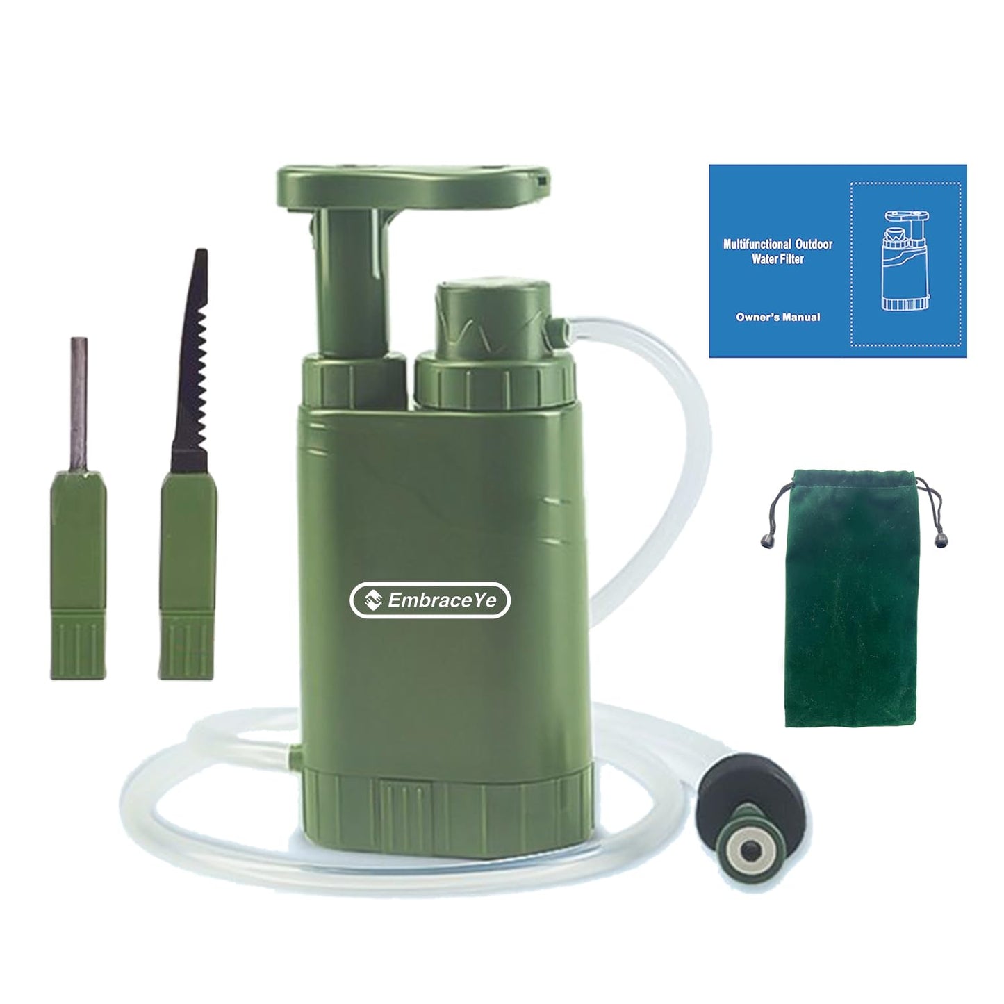 Portable Survival Water Filter - Purify Anywhere!
