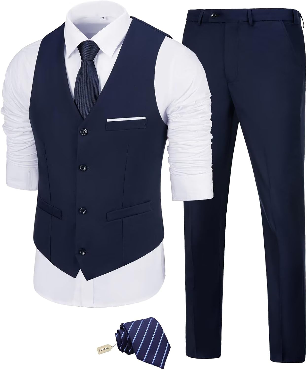 Men's Slim Fit 2 Piece Suit Set for Weddings and Business Events