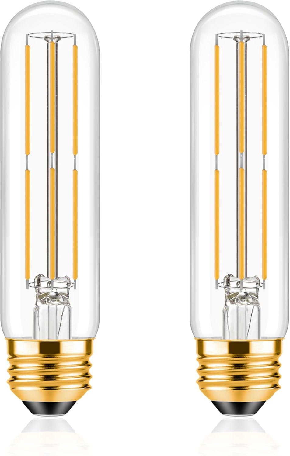 T30 LED Bulbs: 6W = 60W Equivalent, Warm White, Dimmable - 2 Pack