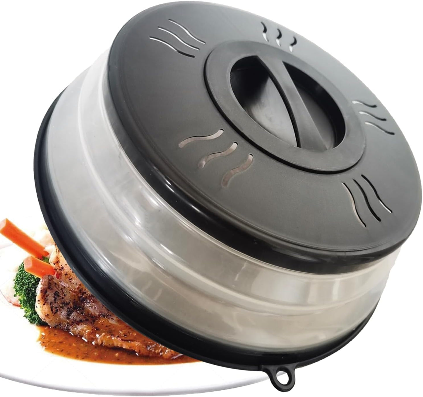 Vented Microwave Splatter Cover | Splatter Guard & Colander