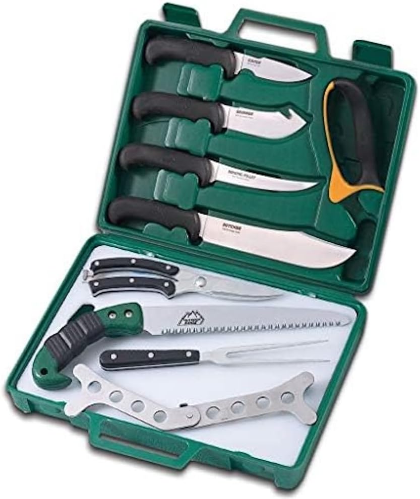 OUTDOOR EDGE 12-Piece Hunting Knife Set - Expert Game Processing