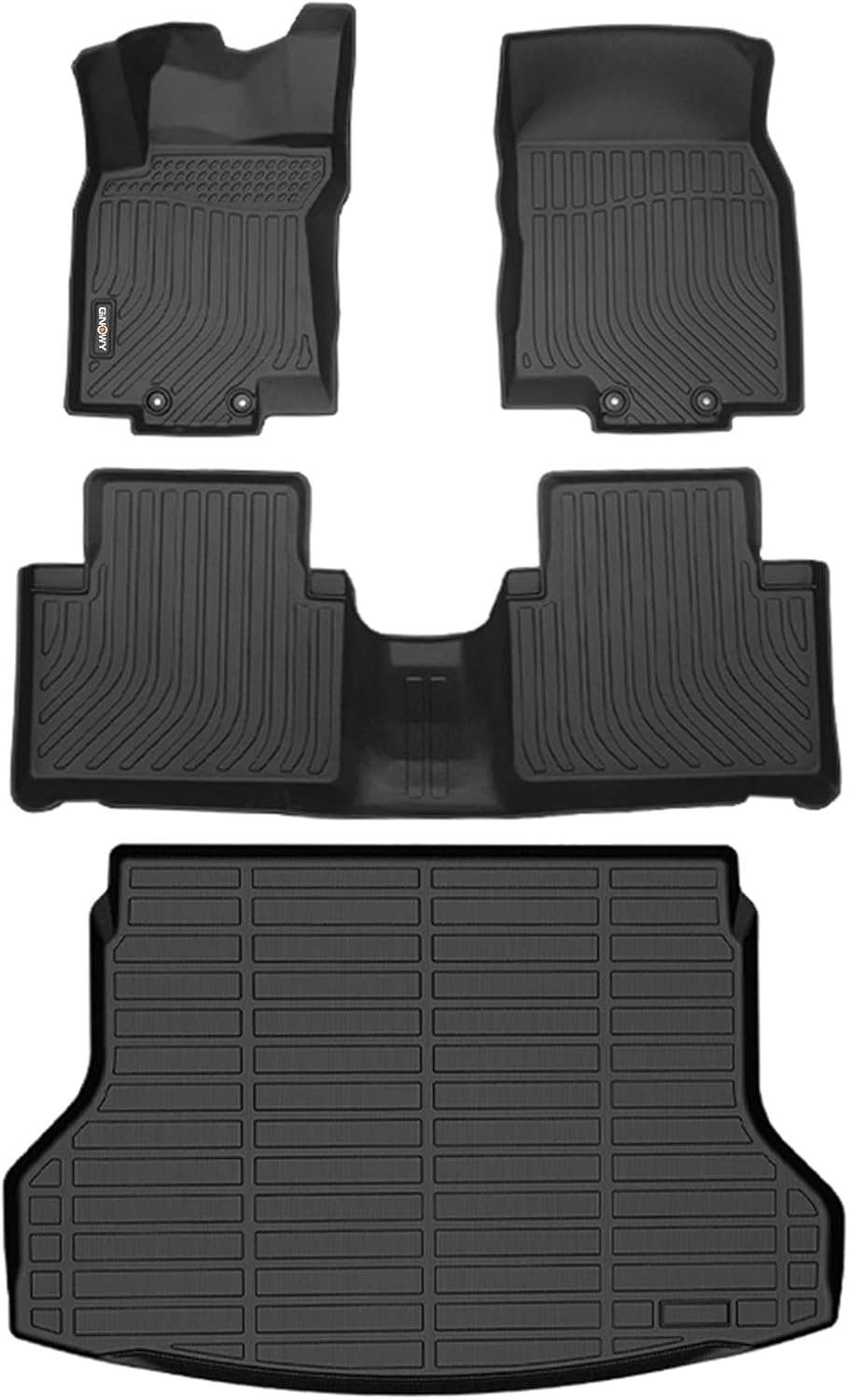 Custom Fit All Weather Floor Mats for Nissan Rogue 2014-2020