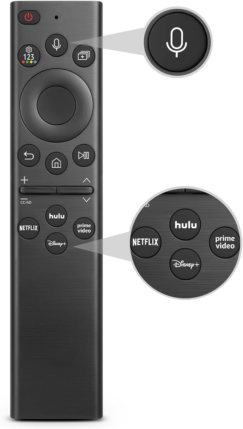 Samsung Smart TV Remote Control - Voice Function, Multi-Compat RMF