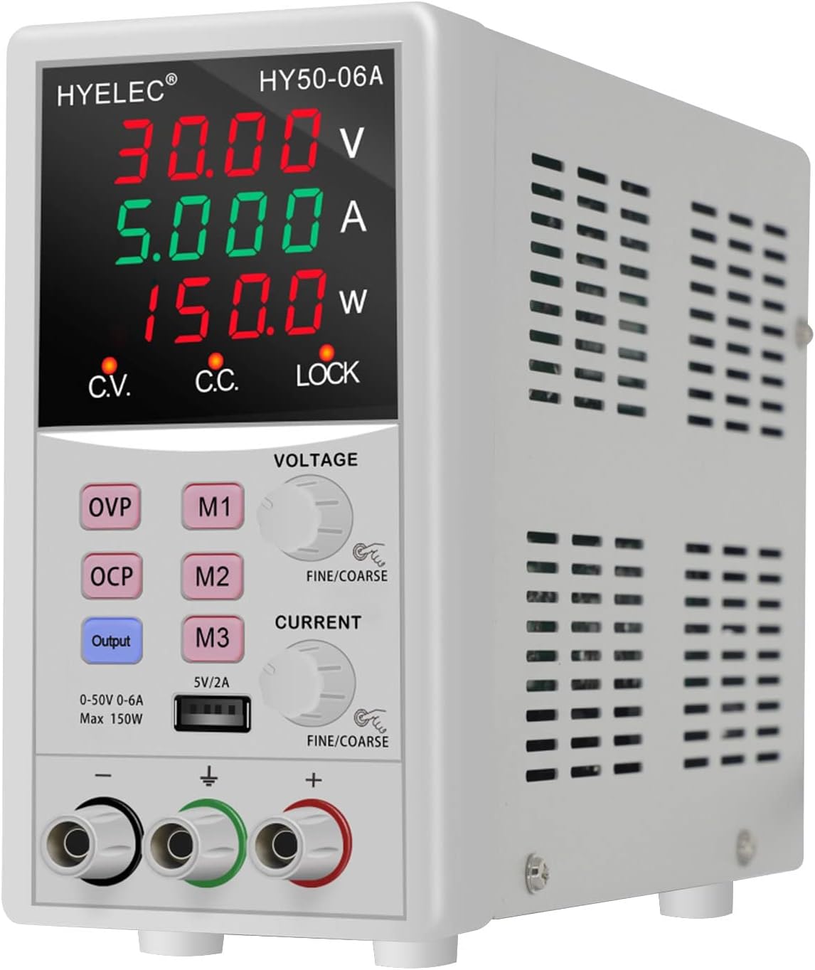 HyElec Variable DC Power Supply: Precision Control, 150W Output