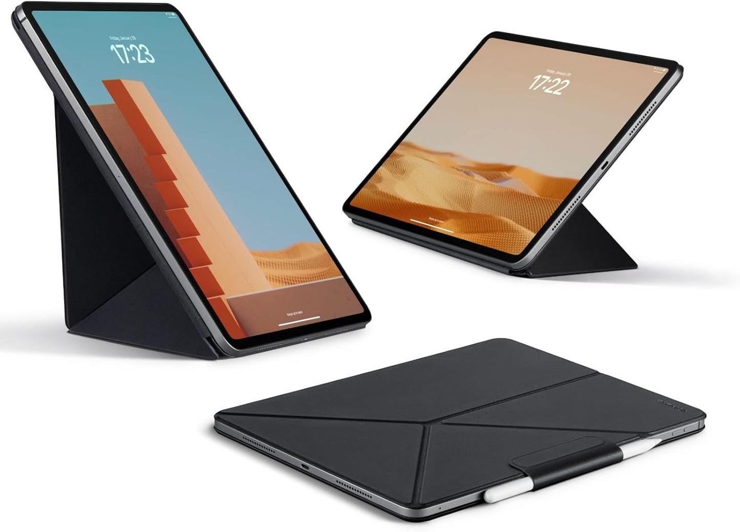 PITAKA iPad Pro 13 Inch Case with Magnetic Design and Pencil Holder