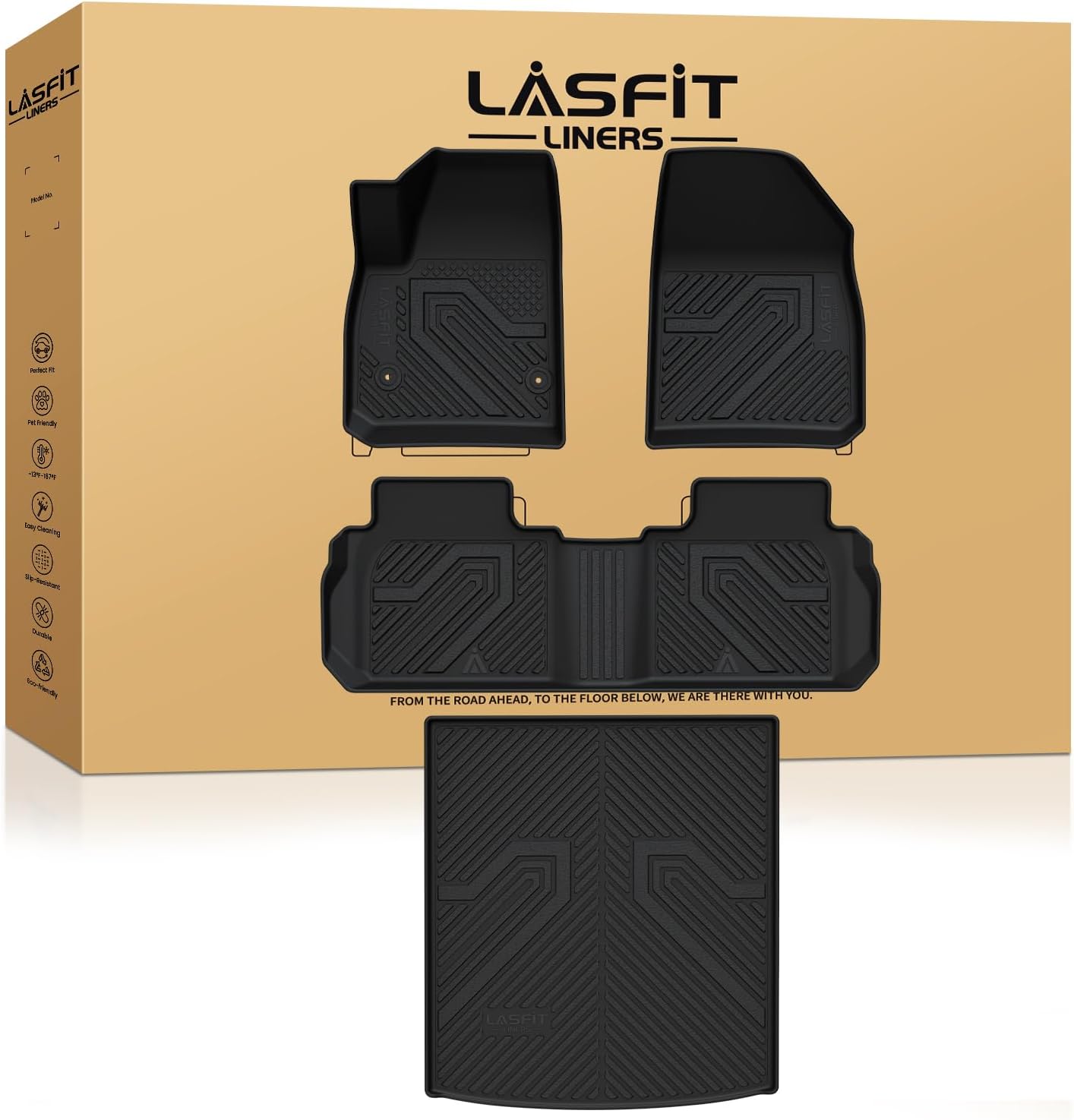 Custom Fit Floor Mats for Chevrolet Blazer 2019-2021 - Black