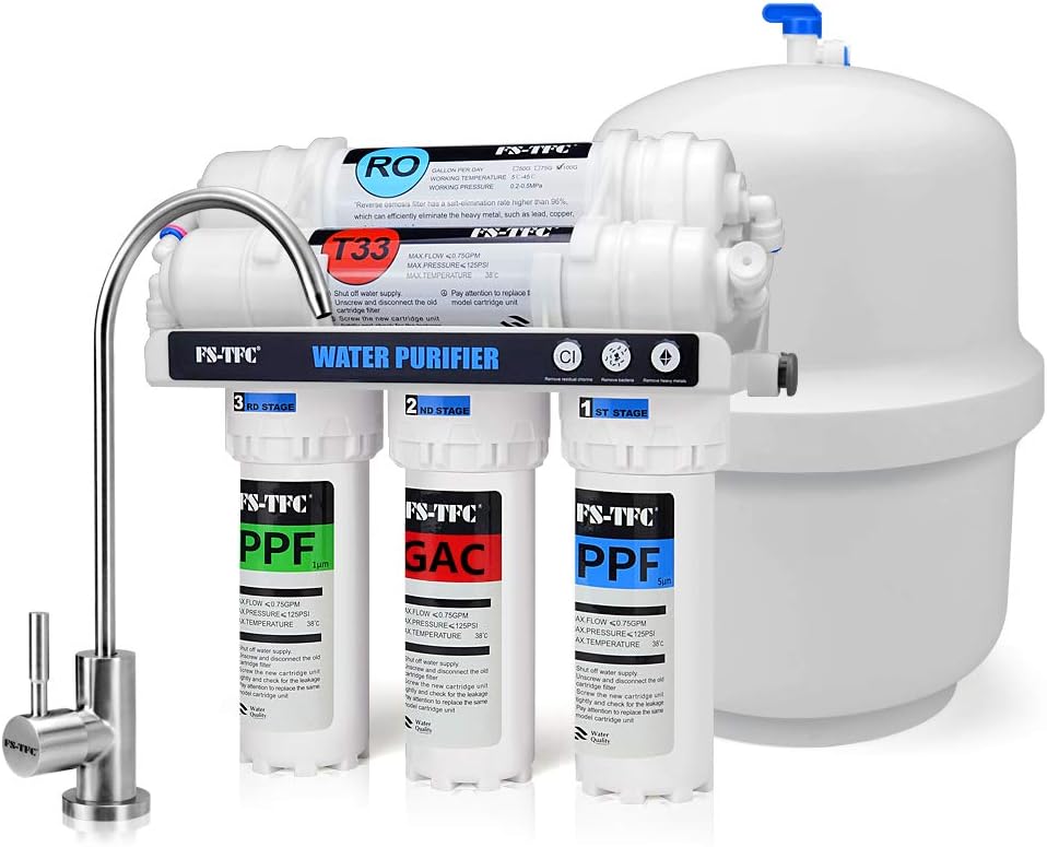 FS-TFC 5-Stage Reverse Osmosis Water Filtration System Review