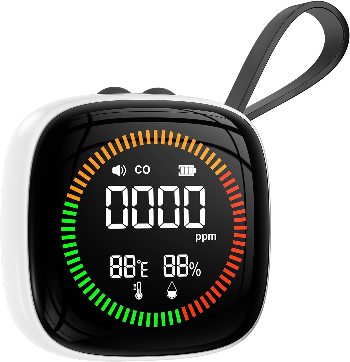 3-in-1 Portable Carbon Monoxide Detector for Travel Safety