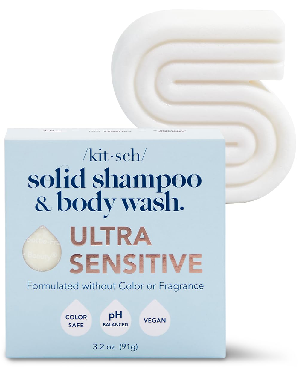 Kitsch Sensitive Skin Shampoo + Body Wash Bar