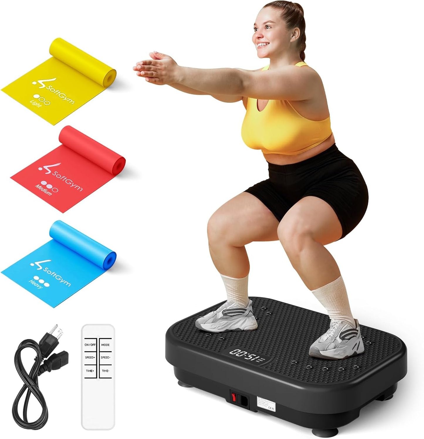 Vibration Plate Exercise Machine for Lymphatic Drainage and Fitness