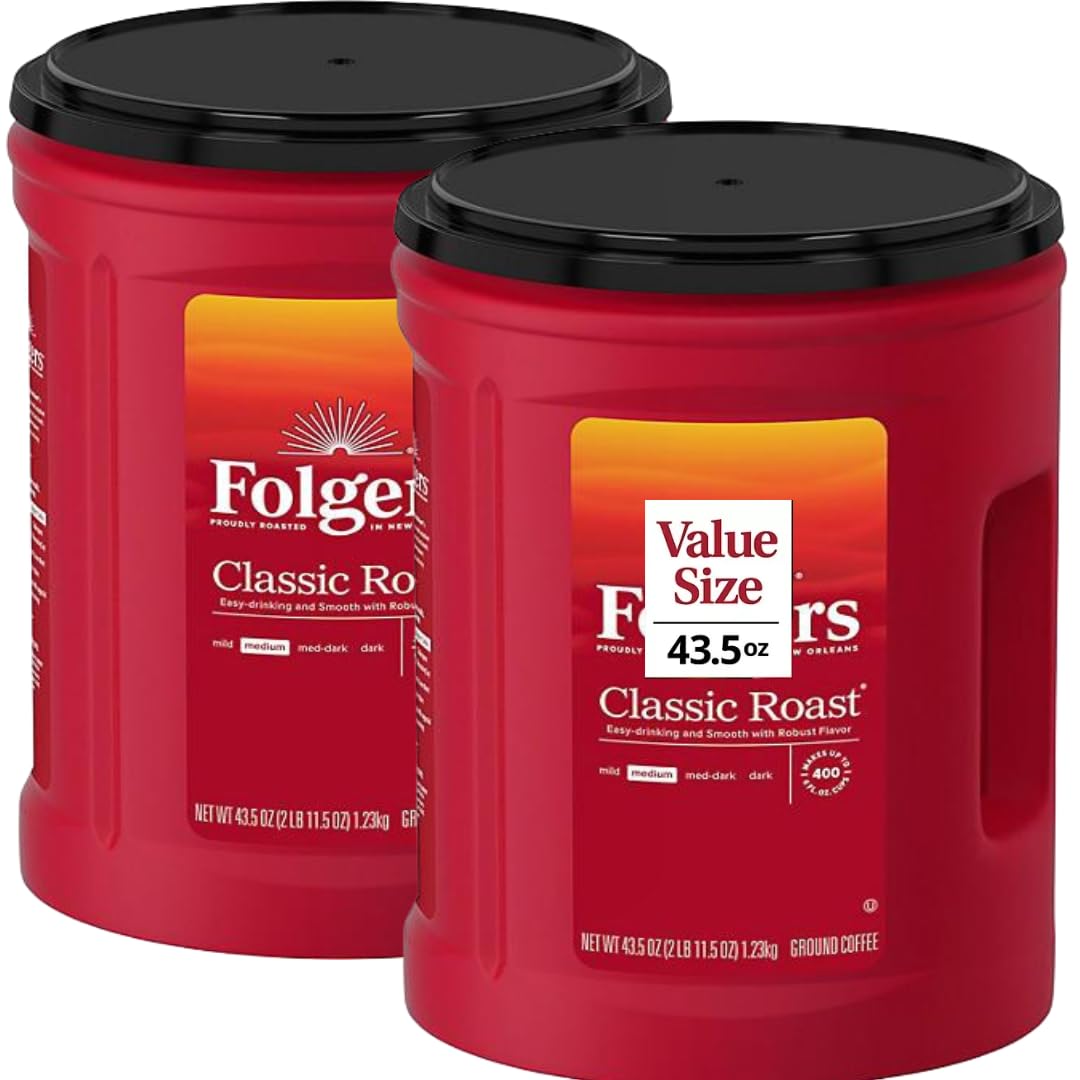 Classic Medium Roast Ground Coffee for Rich Flavor and Aroma