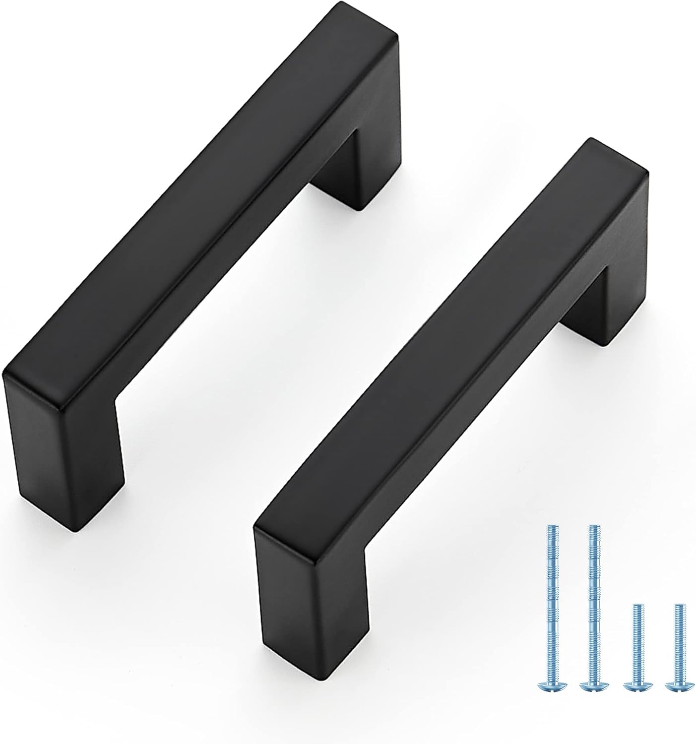 25 Pack Matte Black Cabinet Pulls for Stylish Kitchen Upgrade