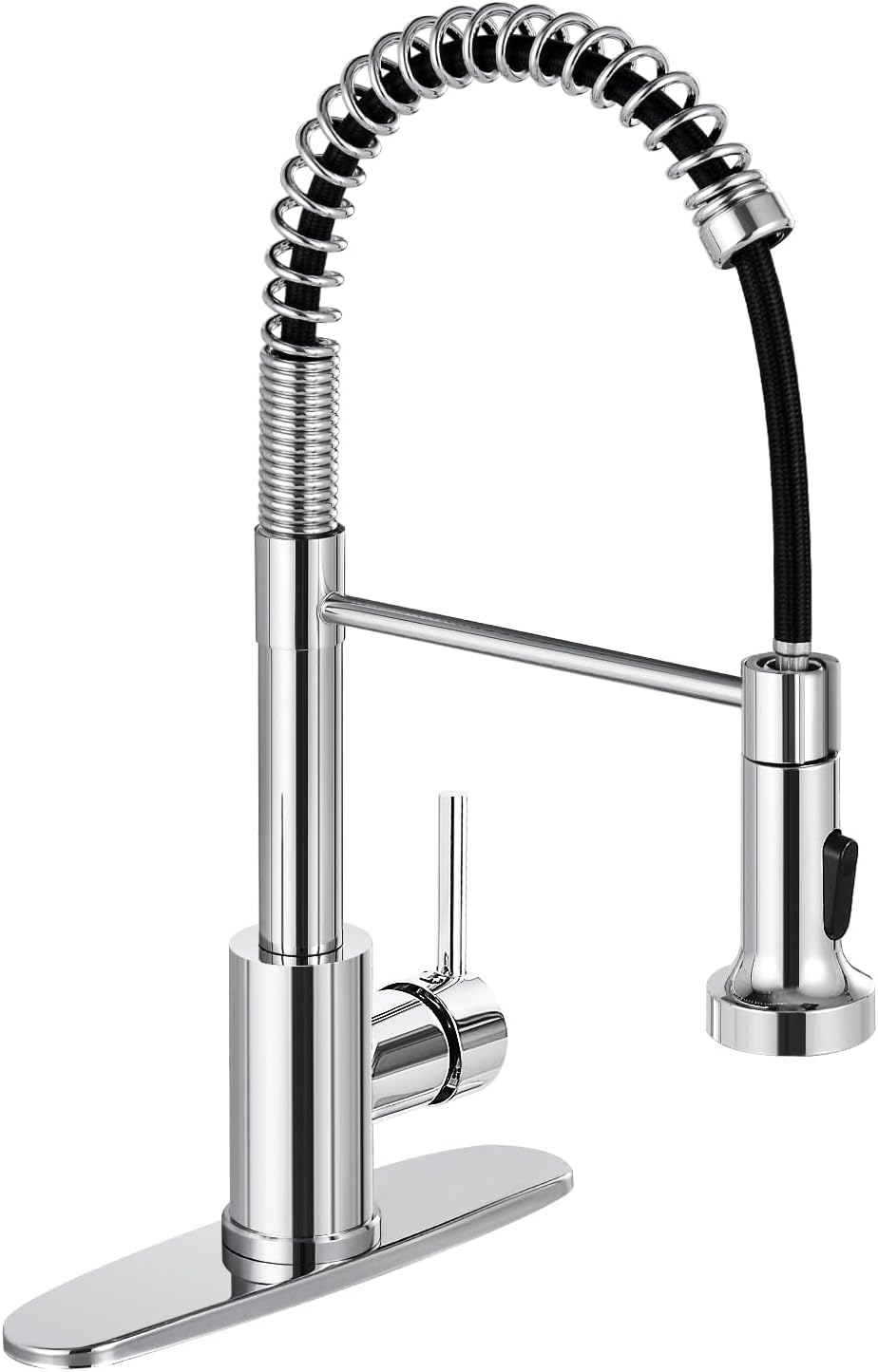 DJS Kitchen Faucets with Pull Down Sprayer for Modern Homes