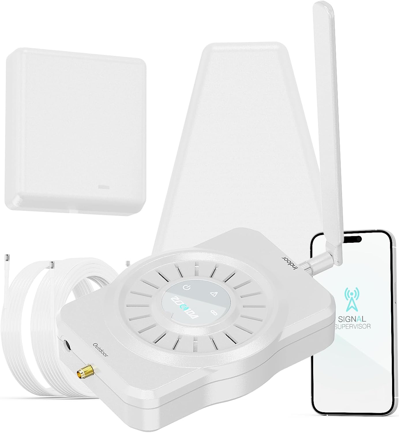 Cell Phone Booster for Home Office Multi-Room Coverage 4500sq ft