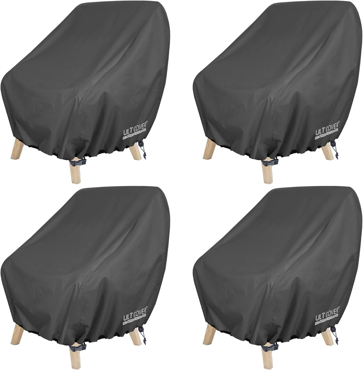 ULTCOVER Waterproof Patio Chair Cover for Outdoor Lounge Chairs