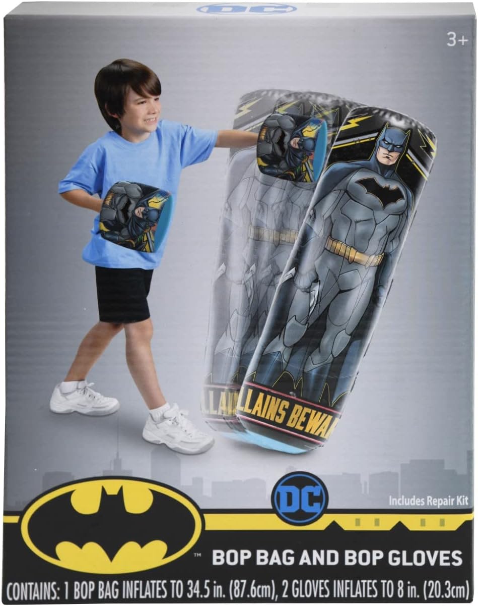 Batman Kids Punching Bag Set - Indoor & Outdoor Fun!